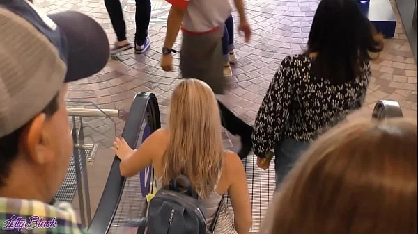 Remote Vibrator In Large Mall - Lot Of Fun With Letty Black