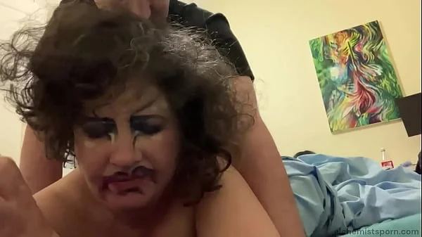 I was filming myself wanking when my Dom came home from work, tired and grumpy. I sucked his dick, he humiliated me on camera but I couldn't make him cum. A few nights later after a party, he painfully fucked my ass until dumping his cum inside me.