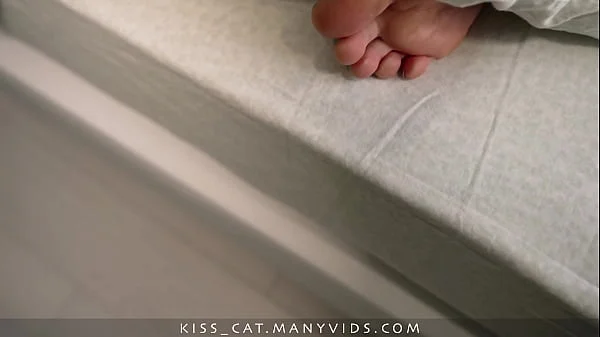 what are you doing? Don't cum inside step mom! step son fucks blindfolded stepmom