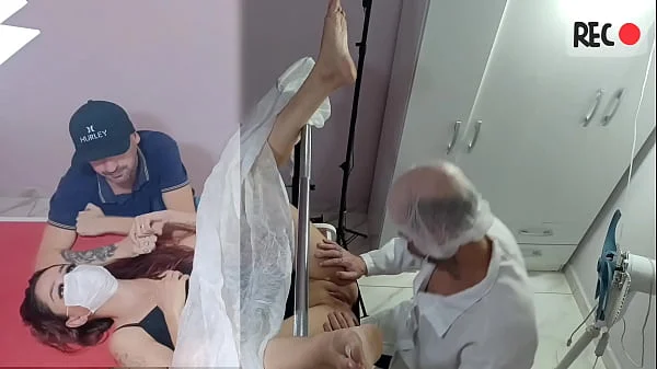 marido leva esposa no ginecologista estranho!