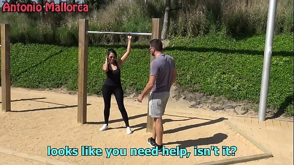 Fucking a Hot Latina in a Public Park