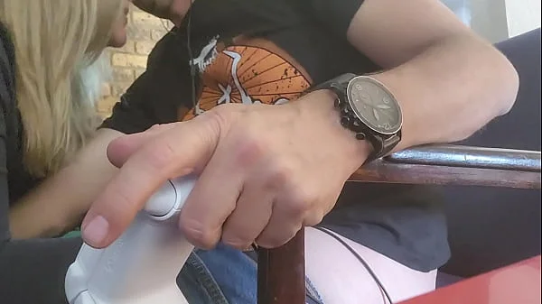 My stepmom sucking my dick while i play xbox real taboo
