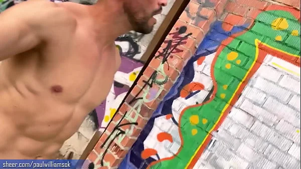 Crazy hot male walks naked into an abandoned building. A must see experience