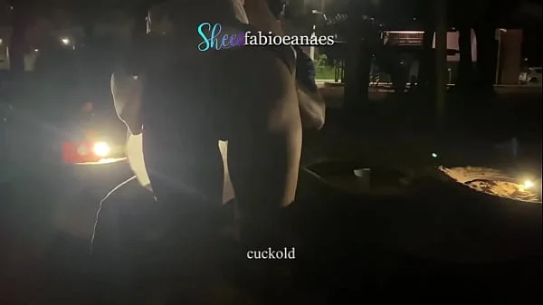 Teaser do 52min Interracial dogging on the beach for the motel Motel hotwife whitened white with the friend Black man cuckold filming (BBC)
