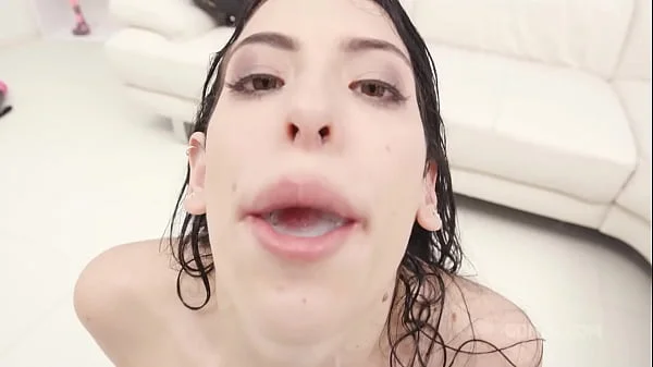 Bubble Butt Babe Alicia Trece Pulls Apart Her Stretched Out Ass While Taking It Hard DAP Style