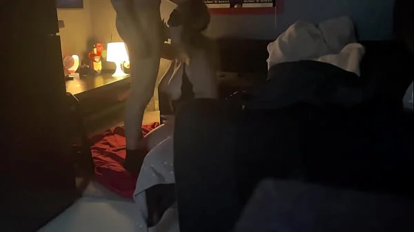 HOTWIFE STAYS in DOGGY waiting for a STRANGER to FUCK HER while her HUBBY WATCH!!