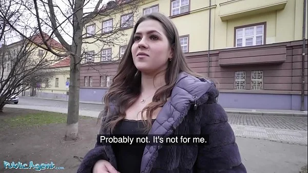 Public Agent Celeb lookalike Sereyna Gomez fucked on stairs