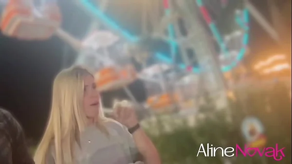 Reencontramos o motoboy no parque e fomos parar no motel! A loira gostosa adora uma aventura a três! - alinenovak.com.br