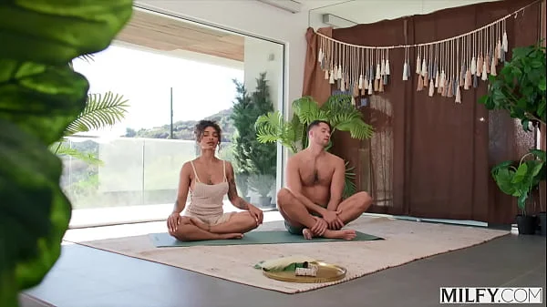 MILFY Fit Yoga MILF Medusa Rides Young Stud's Cock All Day