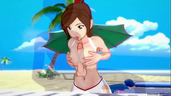 Ty Lee take having sex on public beach