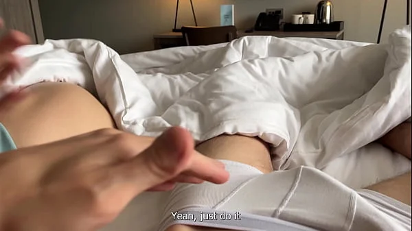 Hot Stepmom shares the bed and her ass with a stepson