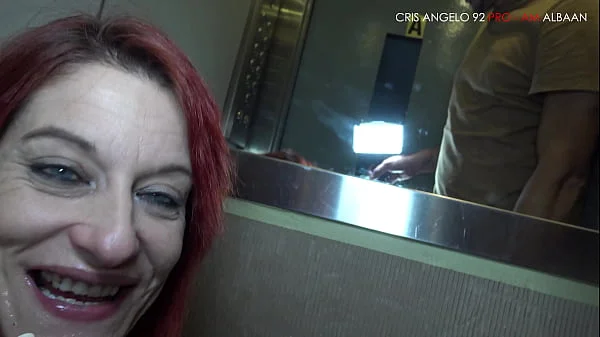 Quicl Fuck - Elevator - Anal Facefuck Redhead Barcelona Spain French France - 13min