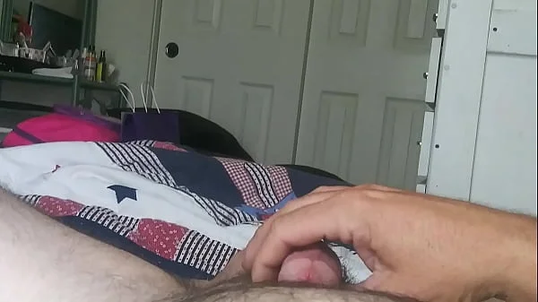 Real step son masturbates on bed and gets caught!