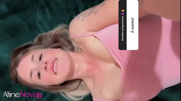 Loira peituda responde às perguntas mais quentes e mostra tudo o que eles pedem - alinenovak.com.br