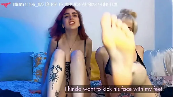Vends-ta-culotte - Deux jeunes beautés françaises veulent te faire profiter de leurs transpiration - Kinkinny et Elsa muse