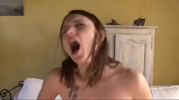 Shy stunning brunette poses for sexy nude photos and more