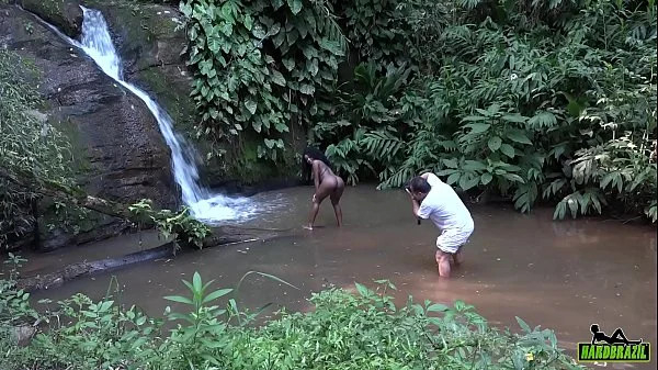 Ensaio Fotográfico da negra baiana no riacho  - Bruna Black - Binho Ted - Baiana Arretada