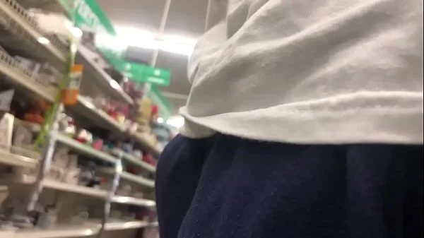 She kept looking cock bulge