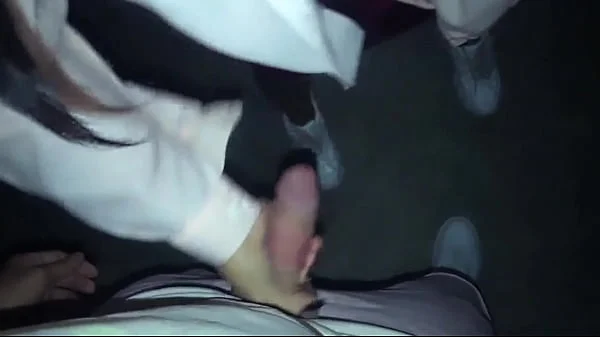 standing on her knees gives a blowjob to a stranger in the section of her house - tattooslutwife