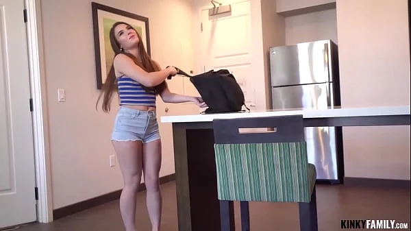 Kinky Family - Stepsis Megan Marx spying and fucking