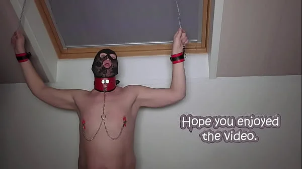 Fuckmachine, 3 cumshots and anal play. Man gettting fucked by sexmachine in ass and gets toy blowjob.