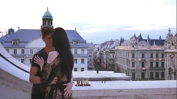 Rooftop erotic sex