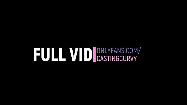20 Y/O thick PAWG gets her first facial in porn casting audition