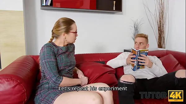 TUTOR4K. Physics tutor dragged into unplanned affair with new student