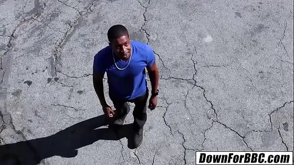 DOWN FOR BBC: Sadie Blair filled with Isiah Maxwell monster 10 inches