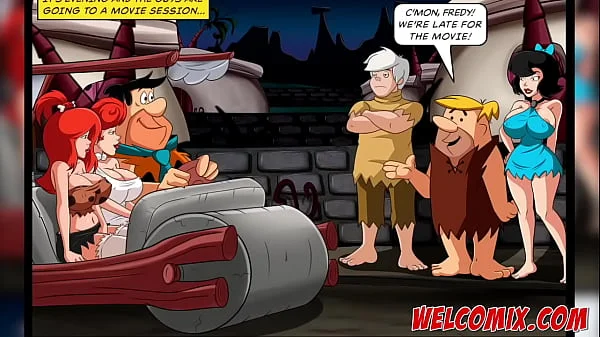 Making out at the drive-in - The Flintstoons Tittle 05
