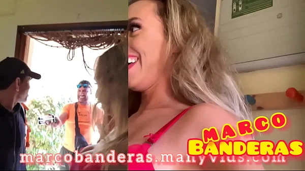 I bring a fan to Briana Banderas and we fuck her together