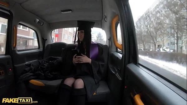 Fake Taxi University Graduate Melany Mendes Strips Off Her Robes