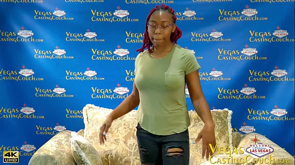 HOT Ebony 22 yr. In Vegas – Does First Casting – POV Deep Throat– Fucking – Cock Sucking – Doggy– Orgasm