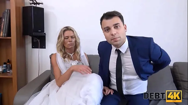 DEBT4k. Brazen guy fucks another mans bride as the only way to delay debt