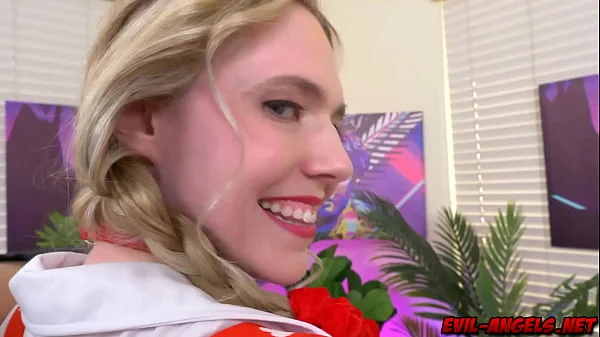 Rebel Rhyder - my favorite anal gape queen, now performing extreme deep throat too! This is the most disrespectful scene I've ever seen!